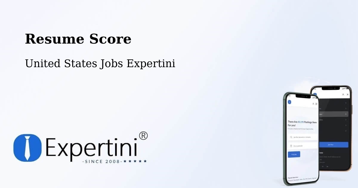Resume Score & Job Description Match Tool – Bennett - United States Jobs Expertini